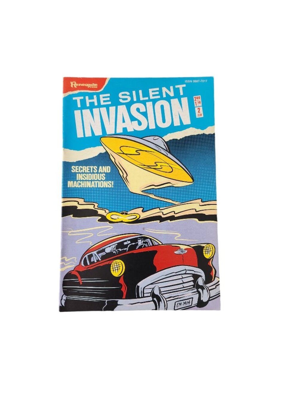 Renegade Press The Silent Invasion #2 1986 Comic Book Collector Bagged Boarded
